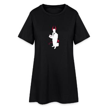 Devil's advocate - Women’s T-Shirt Dress - black - Front