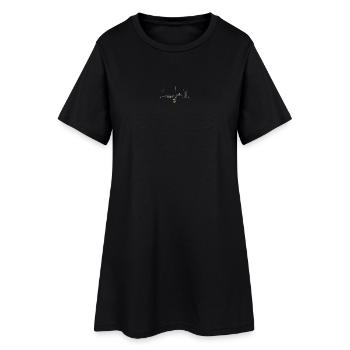 Berlin Skyline Line Art Design - Robe T-shirt Femme - noir - Devant