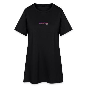 Hauts Seine Skyline Gradient 92 - Women’s T-Shirt Dress - black - Front
