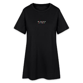 Espresso Italie Italie - Robe T-shirt Femme - noir - Devant