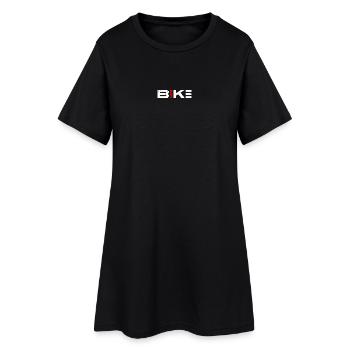 Bike - Women’s T-Shirt Dress - black - Front