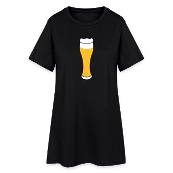 Weissbier Bierglas Bier Beer - Women’s T-Shirt Dress - black - Front