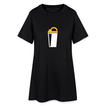 Protein Shaker - Women’s T-Shirt Dress - black - Front