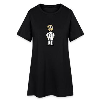 Doctor: 3 - Women’s T-Shirt Dress - black - Front