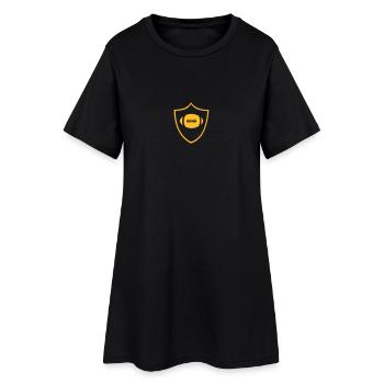 rugby,football,ball,sport,american football,sport - Frauen T-Shirt-Kleid - Schwarz - Vorne