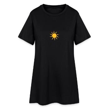 Belle Radiant Sun - Robe T-shirt Femme - noir - Devant