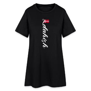 Danemark - Robe T-shirt Femme - noir - Devant