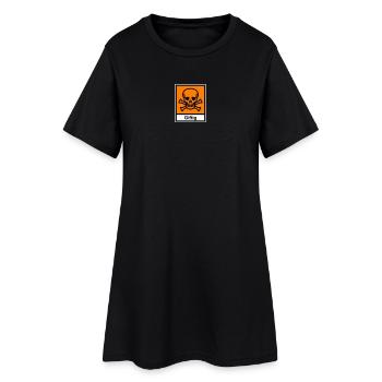 Vénéneux - Robe T-shirt Femme - noir - Devant