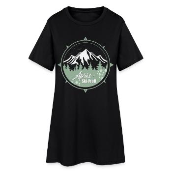 Ski Kompas - Women’s T-Shirt Dress - black - Front