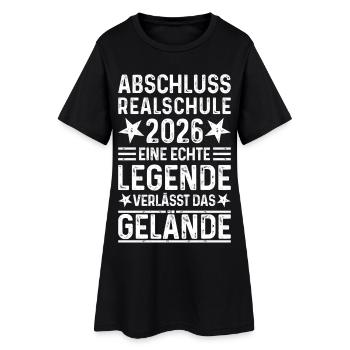 Graduation 2026 Realschule - Legend Gelände - Women’s T-Shirt Dress - black - Front