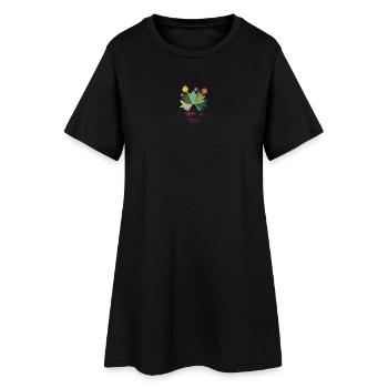 Schönen Muttertag - Frauen T-Shirt-Kleid - Schwarz - Vorne