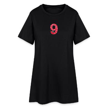 Numéro 9 Serpent Rouge Enfants - Robe T-shirt Femme - noir - Devant