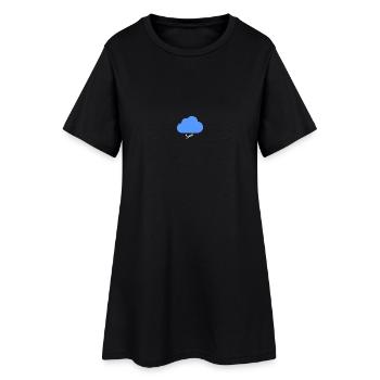 gliding - Women’s T-Shirt Dress - black - Front
