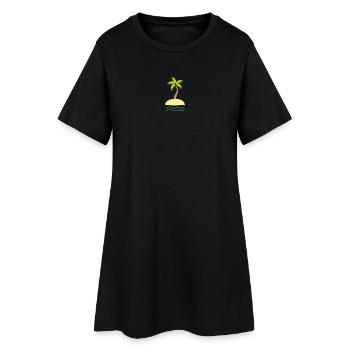 Palm Island Beach Holiday Sea Summer Holiday - Robe T-shirt Femme - noir - Devant