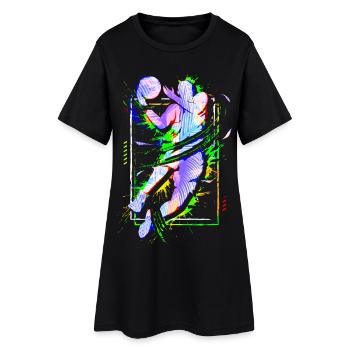 Basketball - Basketball players - Basketball team - Women’s T-Shirt Dress - black - Front