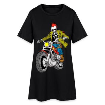 Biker from Hell - Women’s T-Shirt Dress - black - Front