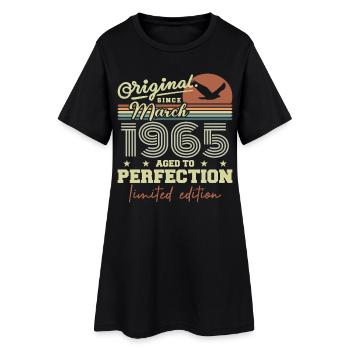 Anniversaire Mars 1965 - Robe T-shirt Femme - noir - Devant