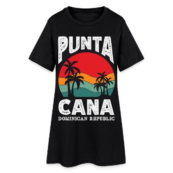 Drapeau de la République dominicaine Dom Rep Pride - Robe T-shirt Femme - noir - Devant
