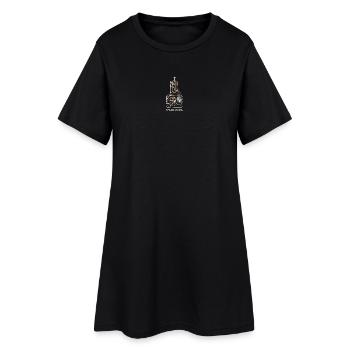 Wartburg, World Heritage Site,Thuringia, Germany - Women’s T-Shirt Dress - black - Front