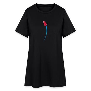 raket - Women’s T-Shirt Dress - black - Front
