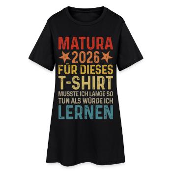 Maturité 2026 - Robe T-shirt Femme - noir - Devant