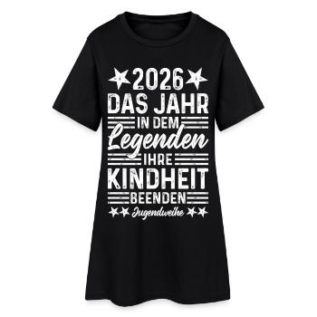 Youth Consecration 2026 Legends End Your Childhood - Women’s T-Shirt Dress - black - Front