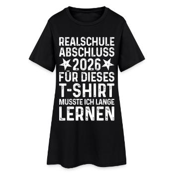 T-shirt Realschule 2026 de la remise des diplômes - Robe T-shirt Femme - noir - Devant