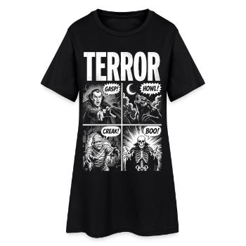 Terror Horror Comic Monster Classic - Robe T-shirt Femme - noir - Devant
