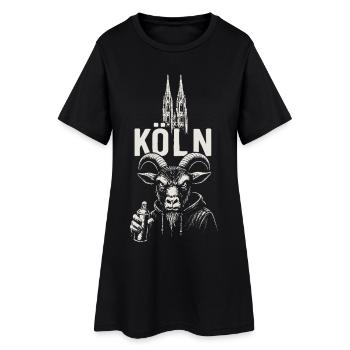 Rébellion de la ville de la cathédrale - Robe T-shirt Femme - noir - Devant