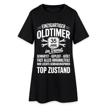 35e anniversaire de service - années de service à la voiture classique - Robe T-shirt Femme - noir - Devant