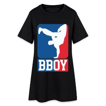 Breakdance B-Boy Streetdance Design Hip Hop Dance - Women’s T-Shirt Dress - black - Front