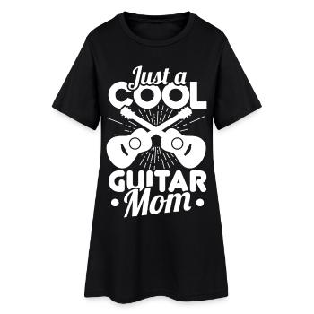 Juste une maman guitare cool - Robe T-shirt Femme - noir - Devant