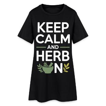 Spécialiste certifié en médecine botanique clinique - Robe T-shirt Femme - noir - Devant