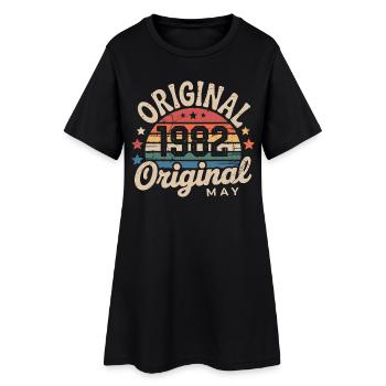 Vintage May 1982: The Authentic Myth May 1982 - Women’s T-Shirt Dress - black - Front