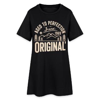 juin 1969 – Légende des sommets et montagnes - Robe T-shirt Femme - noir - Devant