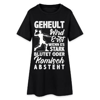 Handball Handballer Handball Trainer Fan Geschenk - Frauen T-Shirt-Kleid - Schwarz - Vorne