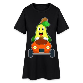 Voiture d’avocat - Robe T-shirt Femme - noir - Devant