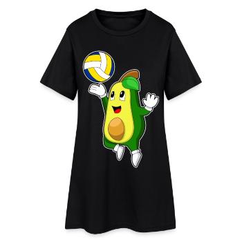 Joueur de volley-ball Avocat Volley-ball - Robe T-shirt Femme - noir - Devant