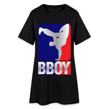 Breakdance B-Boy Streetdance Design Hip Hop Dance - Women’s T-Shirt Dress - black - Front