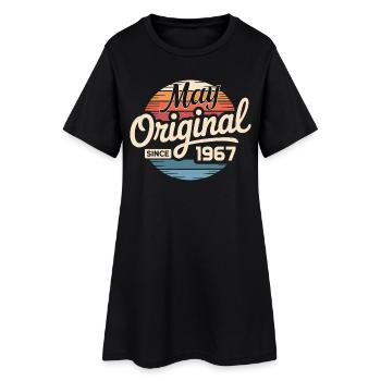 Légendaire depuis mai 1967 – Rétro Vintage 1967 - Robe T-shirt Femme - noir - Devant