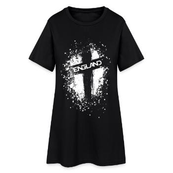 Cross Ink Splash - Women’s T-Shirt Dress - black - Front