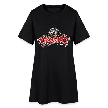 Graffiti Adler de Francfort - Robe T-shirt Femme - noir - Devant
