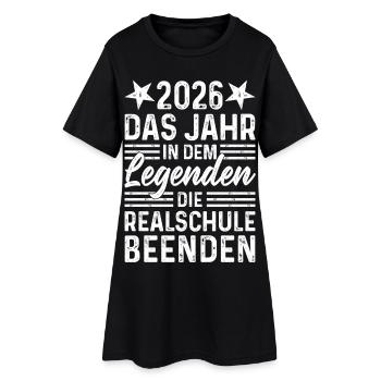 L’année 2026 des Légendes terminent la Realschule - Robe T-shirt Femme - noir - Devant