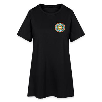 Dancheong 단청 - single (Ver.8) - Robe T-shirt Femme - noir - Devant
