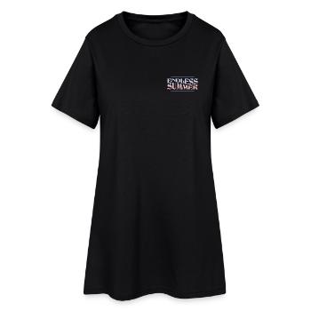 Endless Summer – Ambiance estivale rétro - Robe T-shirt Femme - noir - Devant