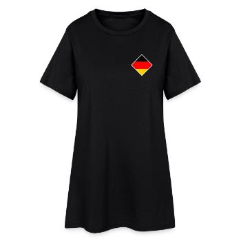 Germany Flag Emblem Football Germany World Cup - Women’s T-Shirt Dress - black - Front