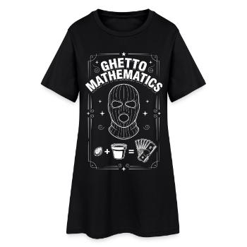 Mathématiques du ghetto - Robe T-shirt Femme - noir - Devant