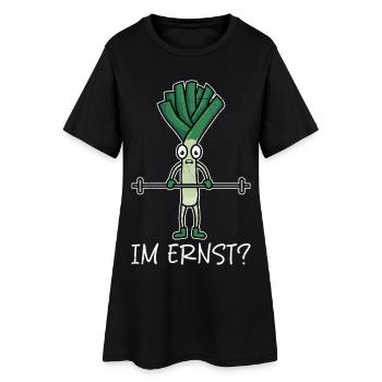 Gewichtheber IM ERNST??? Gym Lustiges - Frauen T-Shirt-Kleid - Schwarz - Vorne