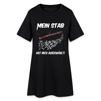 Fagott - auserwählt - Frauen T-Shirt-Kleid - Schwarz - Vorne