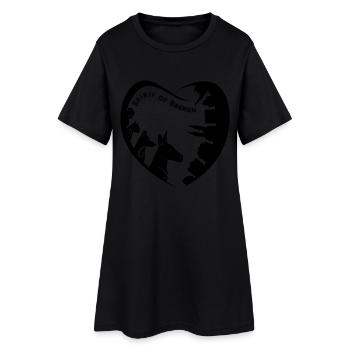 bremen_spirit - Frauen T-Shirt-Kleid - Schwarz - Vorne